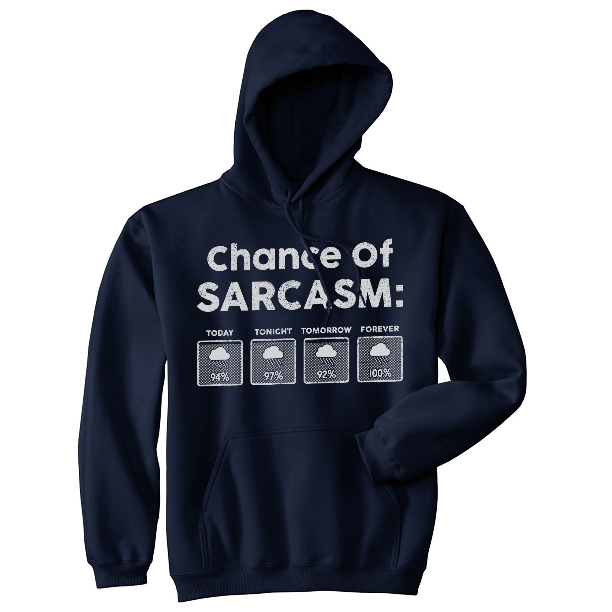 Banrooo Chance Of Sarcasm Hoodie