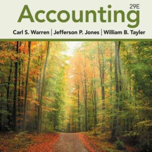 Accounting, 29th Edition
