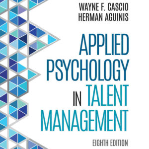Applied Psychology in Talent Management, 8th Edition