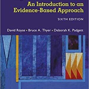 Program Evaluation: An Introduction to an Evidence-Based Approach