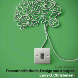Research Methods, Design, and Analysis, 13th Edition